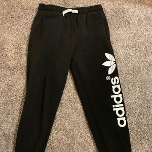 Adidas joggers black
